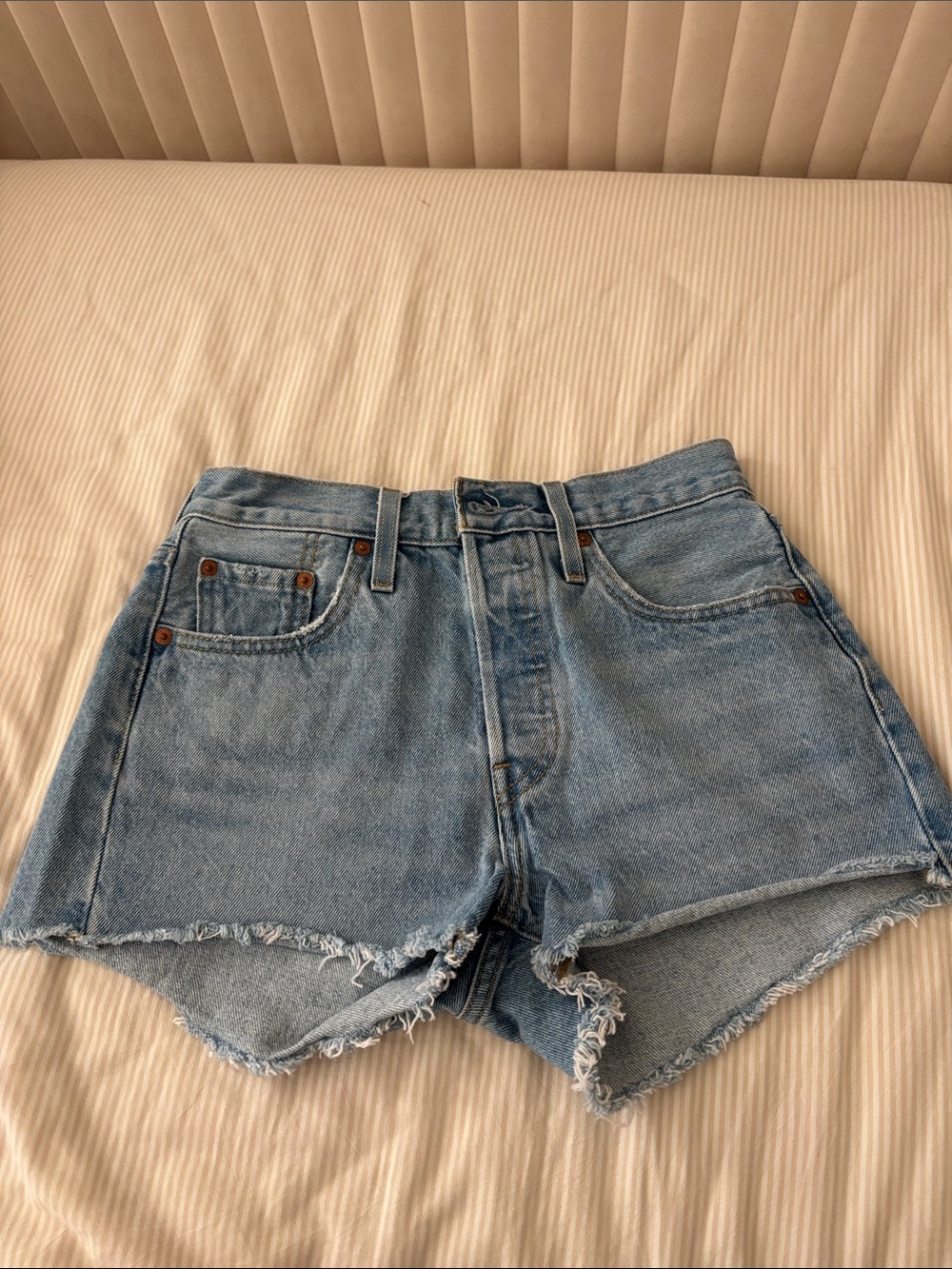 Levi’s 501 Denim High-Rise Cutoff Shorts